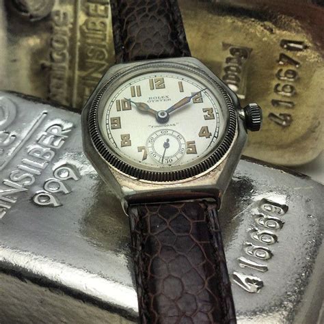 rolex silver oyster 1929